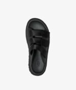 UGG Goldenglow Platform Slide Sandal IN DARK SAND BLACK
