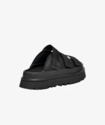 UGG Goldenglow Platform Slide Sandal IN DARK SAND BLACK