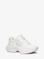 Michael Kors Stretch Knit Trainer IN WHITE
