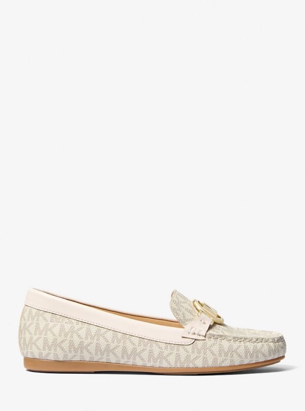Michael Kors Moccasin in SIGNATURE CREAM