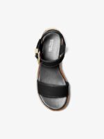 Michael Kors Signature Platform Espadrille Sandal IN BLACK