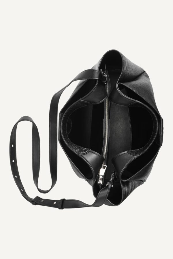 DKNY WILLA MEDIUM SATCHEL IN BLACK