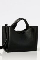DKNY WILLA MEDIUM SATCHEL IN BLACK
