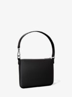 Michael Kors Small LEATHER Wristlet IN BLACK