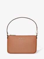 Michael Kors Small LEATHER Wristlet IN luggage