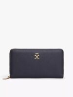 Tommy Hilfiger Wide Continental Wallet In NAVY