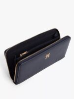 Tommy Hilfiger Wide Continental Wallet In NAVY