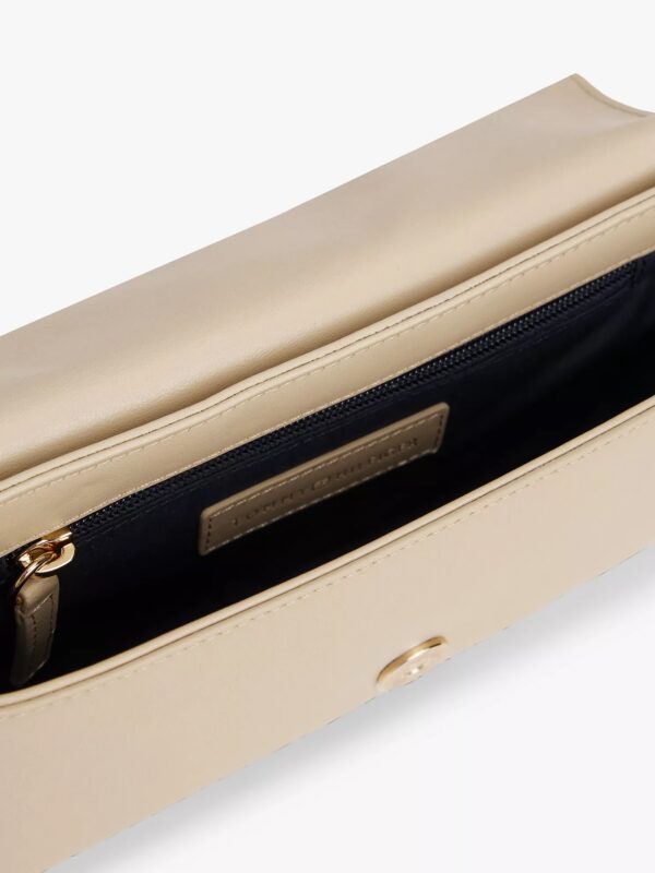 TOMMY HILFIGER Monogram Logo Convertible Crossbody Bag IN SANDALWOOD