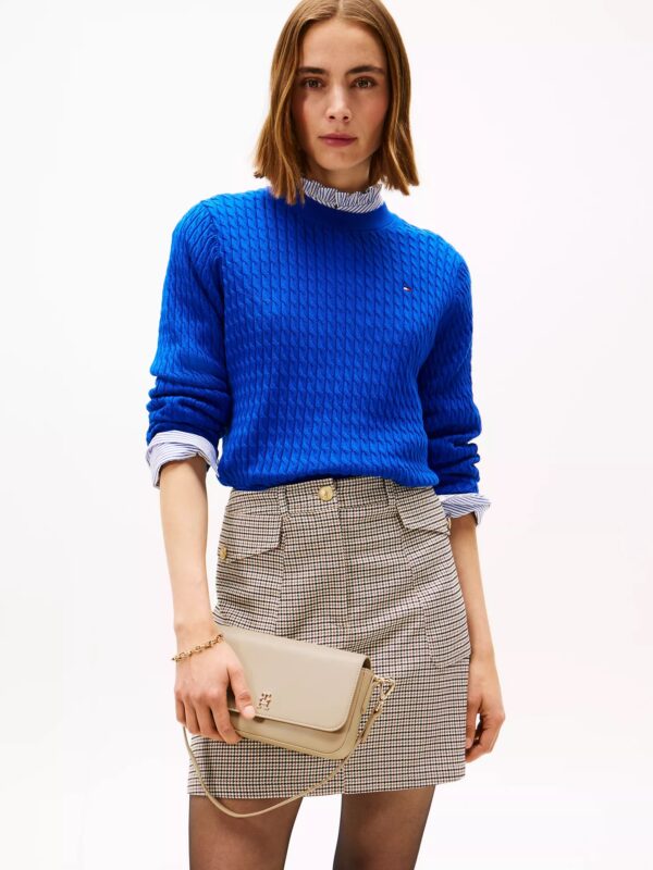 TOMMY HILFIGER Monogram Logo Convertible Crossbody Bag IN SANDALWOOD