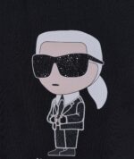 KARL LAGERFELD BLAZER TEE WOMEN'S TSHIRT IN BLACK