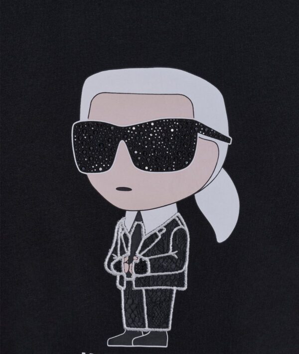 KARL LAGERFELD BLAZER TEE WOMEN'S TSHIRT IN BLACK