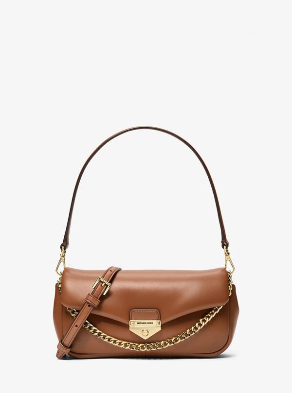 Michael Kors Soho Small Convertible Shoulder Bag in luggage