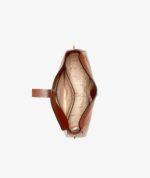 GUESS Brooke Small Tab Closure Shoulder Bag IN COGNAC