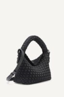 DKNY WOVEN SMALL CROSSBODY BAG IN BLACK