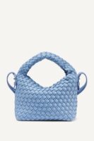 DKNY WOVEN SMALL CROSSBODY BAG IN BLUE