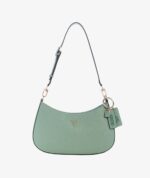 GUESS Noelle ZipTop Shoulder Handbag IN LIGHT SAGE