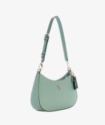GUESS Noelle ZipTop Shoulder Handbag IN LIGHT SAGE
