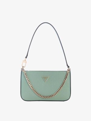 GUESS Noelle II ZipTop Small Shoulder Handbag IN LIGHT SAGE
