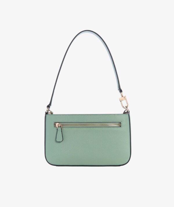 GUESS Noelle II ZipTop Small Shoulder Handbag IN LIGHT SAGE