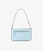 GUESS Noelle II ZipTop Small Shoulder Handbag IN AQUA