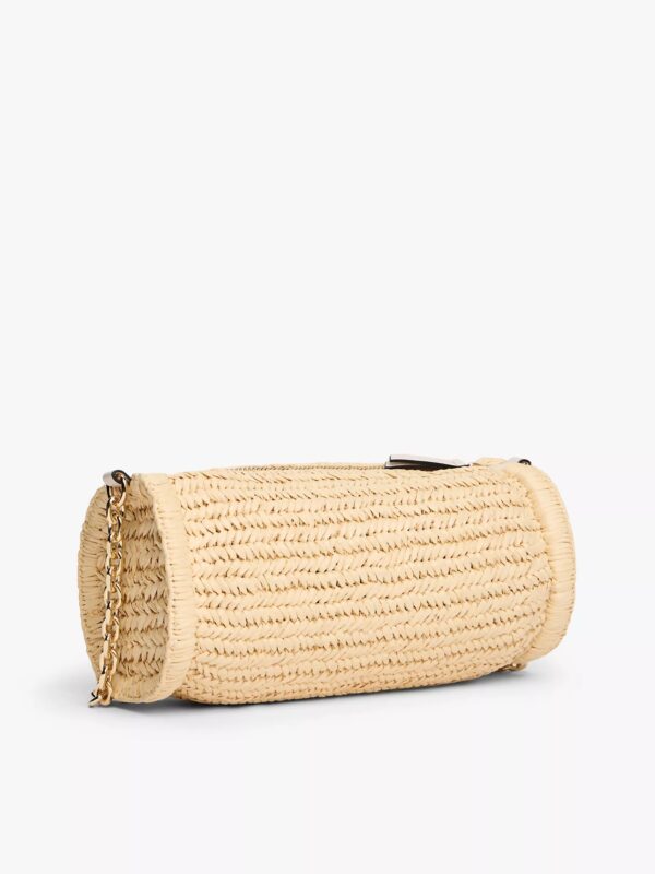 TOMMY HILFIGER Raffia Chain Strap Bag