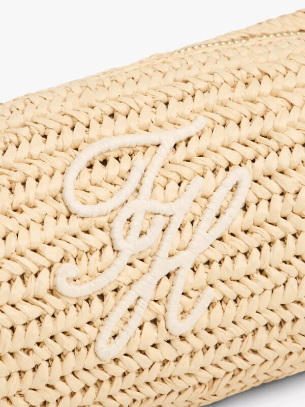 TOMMY HILFIGER Raffia Chain Strap Bag