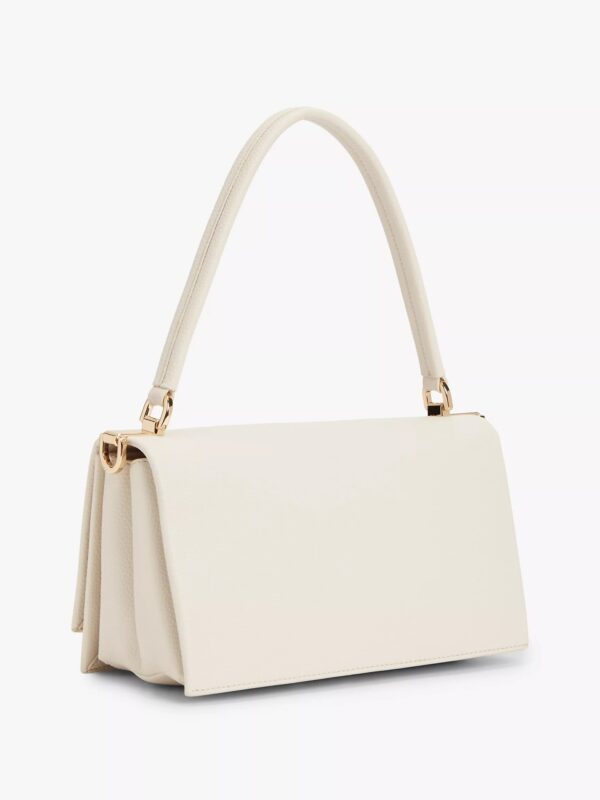 TOMMY HILFIGER Flap-Closure Crossbody Bag IN SOFT CREAM