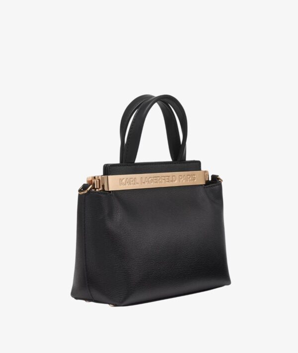 KARL LAGERFELD PARIS Jacqueline LEATHER SATCHEL & Crossbody Bag