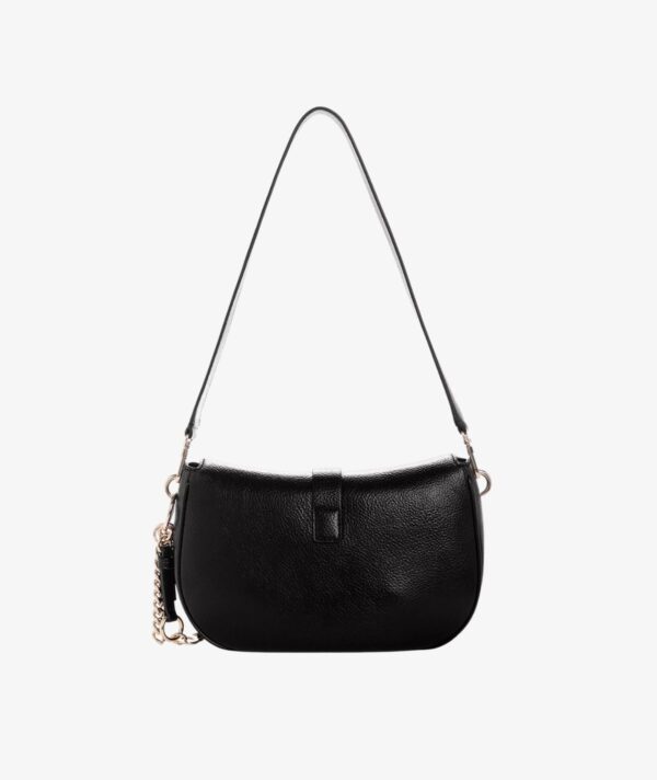 GUESS Brooke Small Tab Closure Shoulder Bag IN BLACK