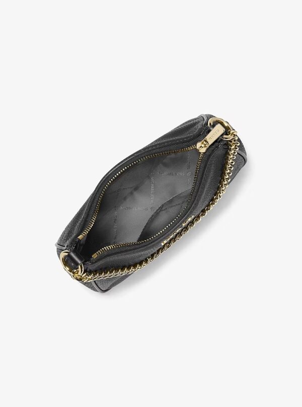 MICHAEL KORS Small Pebbled Leather Convertible Crossbody Bag in Black