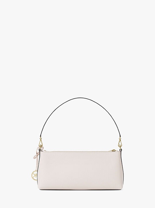 MICHAEL KORS Carson Small Pebbled Leather 3 in 1 Crossbody Bag IN light cream