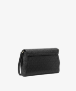 MICHAEL KORS MEDIUM LOGO CONVERTIBLE CROSSBODY BAG IN BLACK
