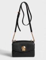 KARL LAGERFELD CHANTAYE HEAD CROSSBODY IN BLACK