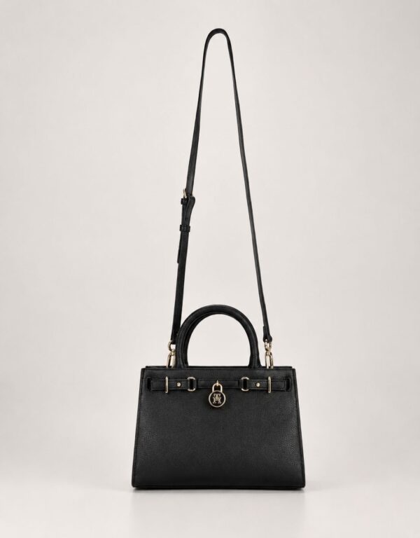 AMERICAN ICON MINI TOTE HANDBAG IN BLACK