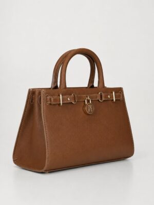AMERICAN ICON MINI TOTE HANDBAG IN COGNAC-1