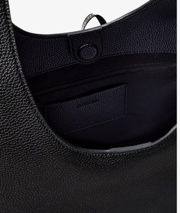 CALVIN KLEIN Logo Strap Shoulder Bag IN BLACK
