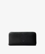 CALVIN KLEIN Ultralight LOGO Wristlet IN BLACK