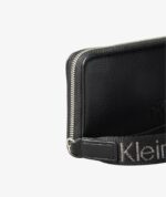 CALVIN KLEIN Ultralight LOGO Wristlet IN BLACK