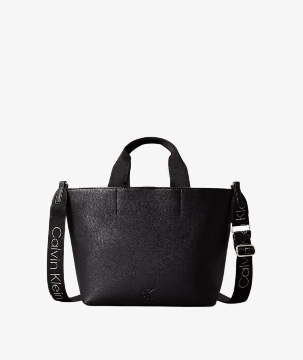 CALVIN KLEIN Ultralight Mini Tote Bag IN BLACK
