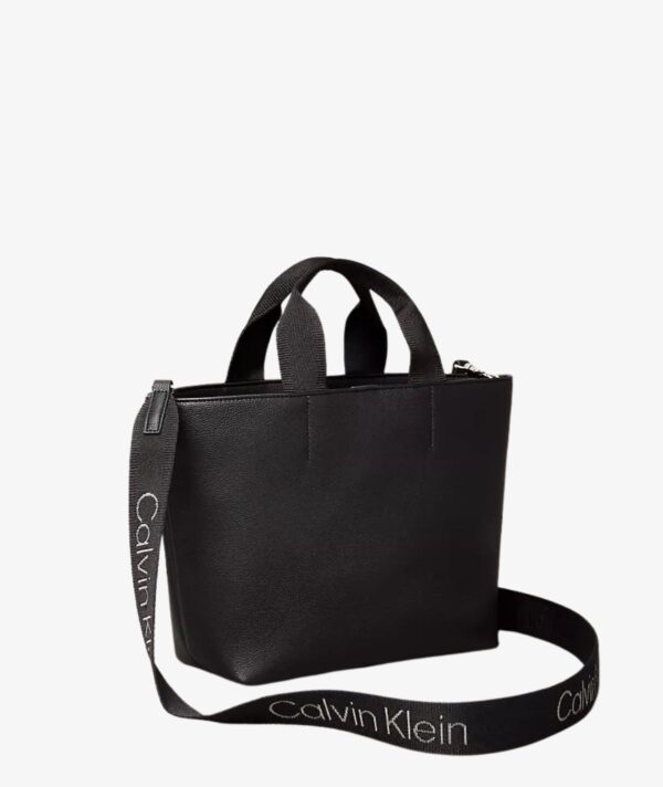 CALVIN KLEIN Ultralight Mini Tote Bag IN BLACK