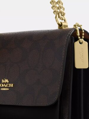 COACH BROWN MINI KLAIRE 1