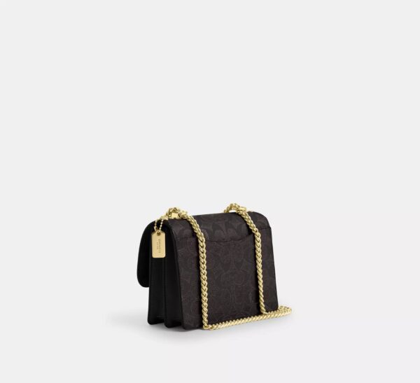 COACH Mini Klare Crossbody Bag In Signature Canvas bROWN BLACK