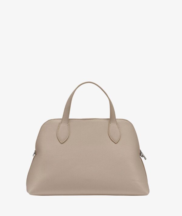 DKNY LILAH SMALL SATCHEL CROSSBODY BAG IN BEIGE