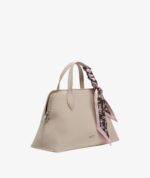 DKNY LILAH SMALL SATCHEL CROSSBODY BAG IN BEIGE