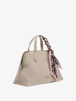 DKNY Lilah Small Satchel Crossbody Bag BEIGE 2