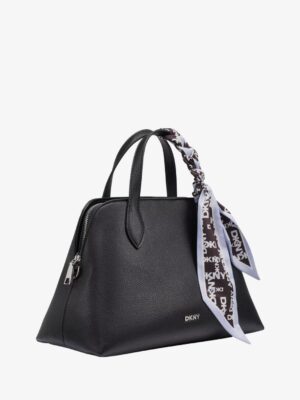DKNY Lilah Small Satchel Crossbody Bag BLACK2