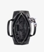 DKNY LILAH SMALL SATCHEL CROSSBODY BAG IN BLACK