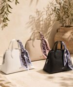 DKNY LILAH SMALL SATCHEL CROSSBODY BAG IN BLACK