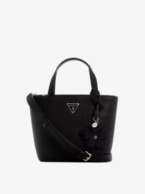 GUESS LUCCI SMALL TOTE BAG IN BLACK