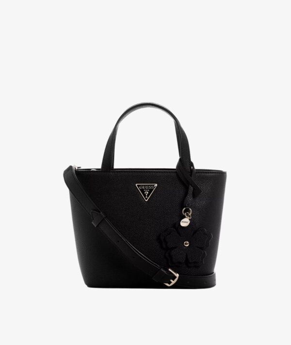 GUESS LUCCI SMALL TOTE BAG IN BLACK